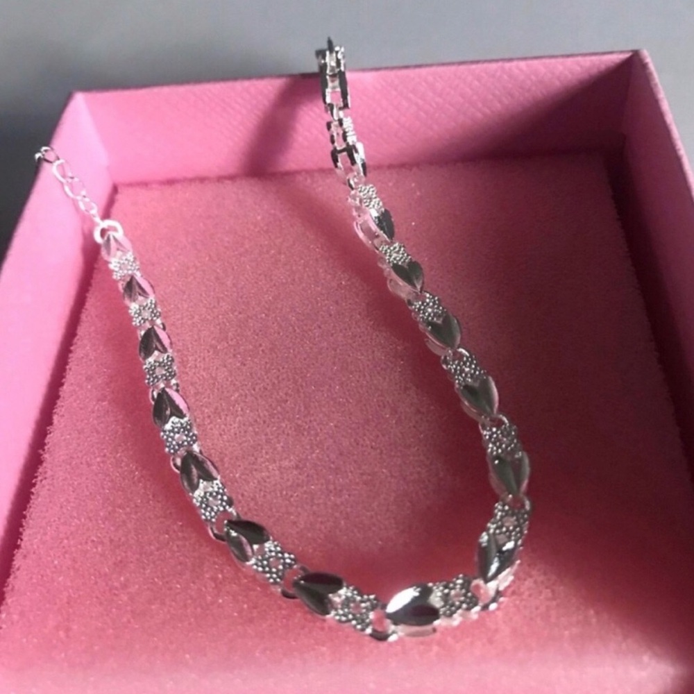 Sterling Silver Women's Link Bracelet